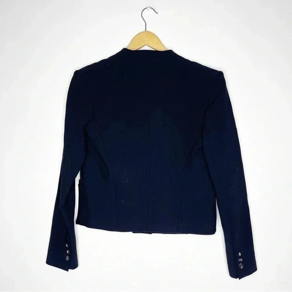 Helmut Lang Black Cropped Blazer Jacket Size 6 - Picture 6 of 6